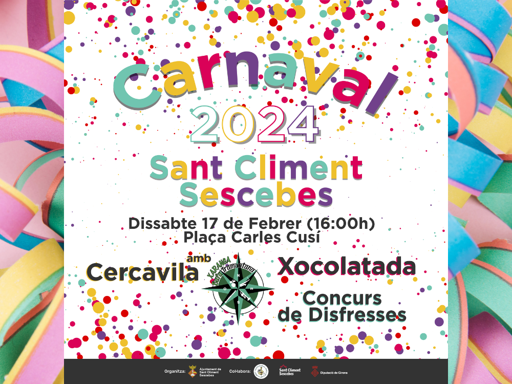 Llega el Carnaval a Sant Climent!