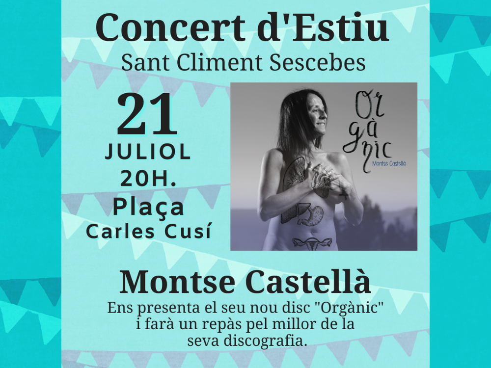 Concert d'Estiu amb Montse Castellà